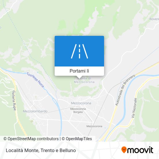 Mappa Località Monte