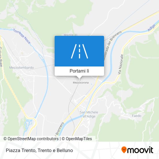 Mappa Piazza Trento