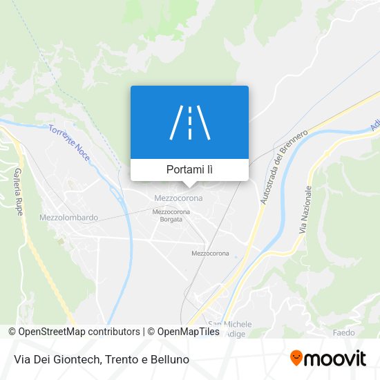 Mappa Via Dei Giontech