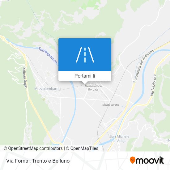 Mappa Via Fornai