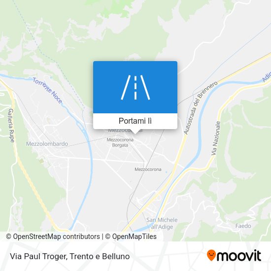 Mappa Via Paul Troger