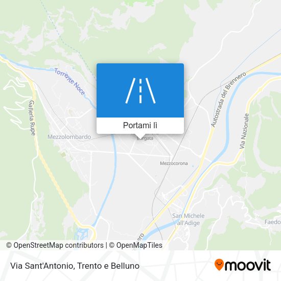 Mappa Via Sant'Antonio