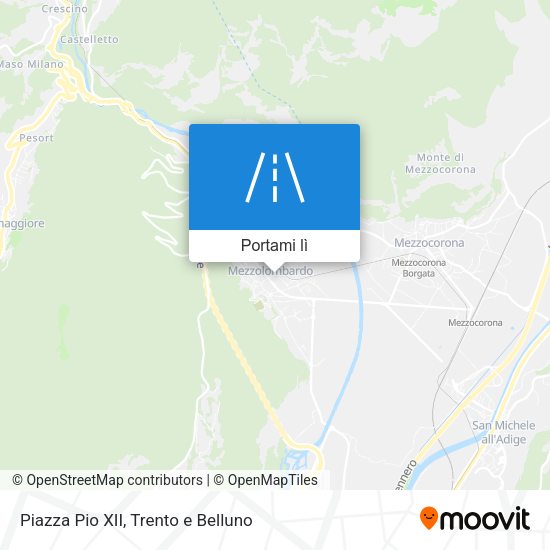 Mappa Piazza Pio XII