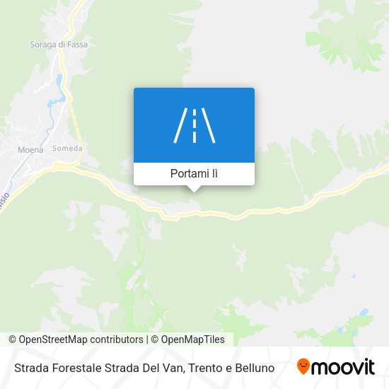 Mappa Strada Forestale Strada Del Van