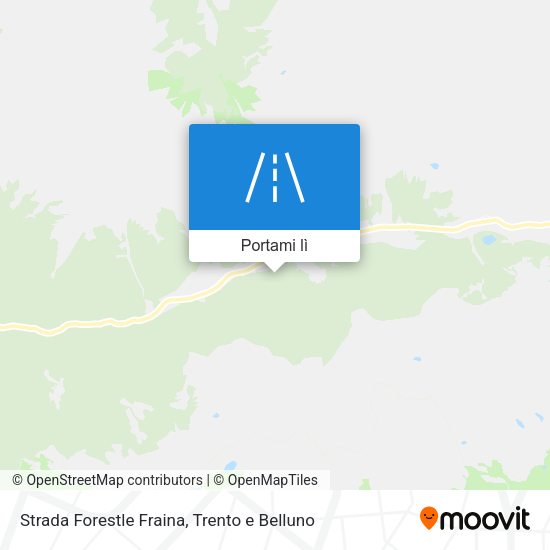 Mappa Strada Forestle Fraina
