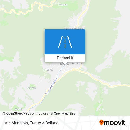 Mappa Via Muncipio
