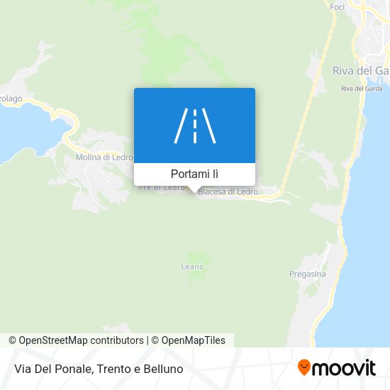 Mappa Via Del Ponale