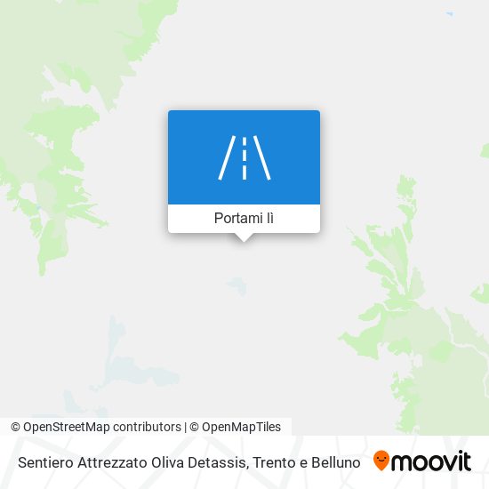 Mappa Sentiero Attrezzato Oliva Detassis