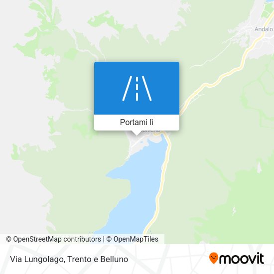 Mappa Via Lungolago