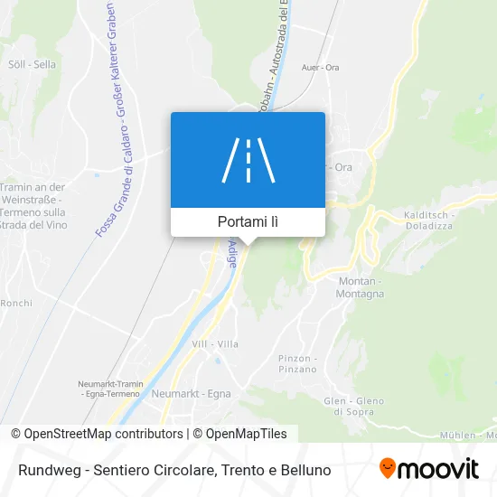 Mappa Rundweg - Sentiero Circolare