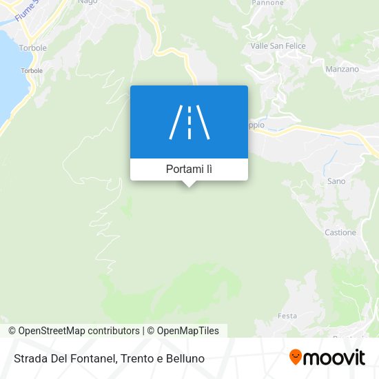 Mappa Strada Del Fontanel