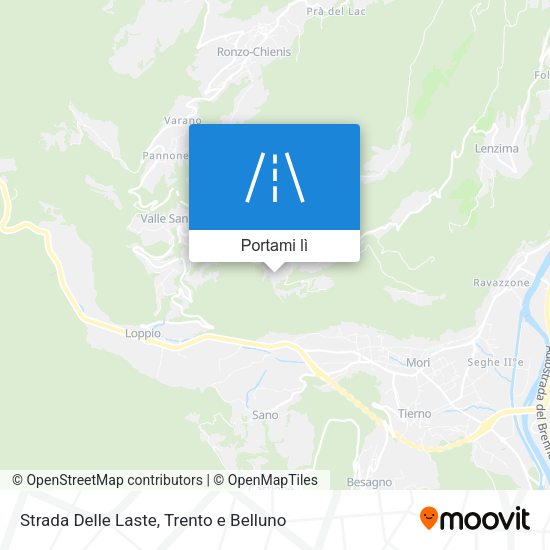 Mappa Strada Delle Laste