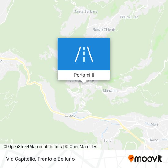 Mappa Via Capitello
