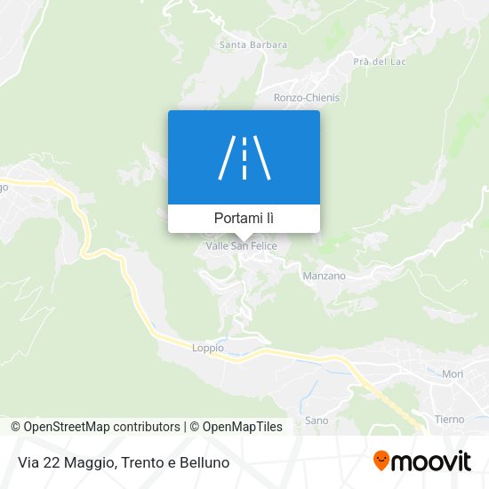 Mappa Via 22 Maggio