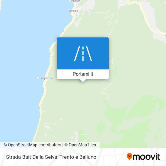 Mappa Strada Bait Della Selva