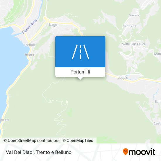 Mappa Val Del Diaol