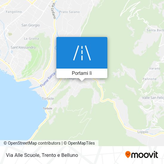 Mappa Via Alle Scuole