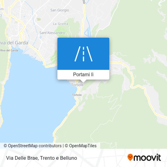 Mappa Via Delle Brae