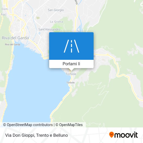 Mappa Via Don Gioppi