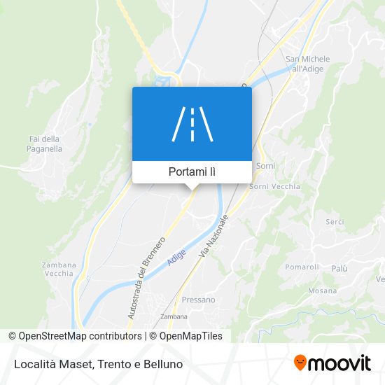 Mappa Località Maset