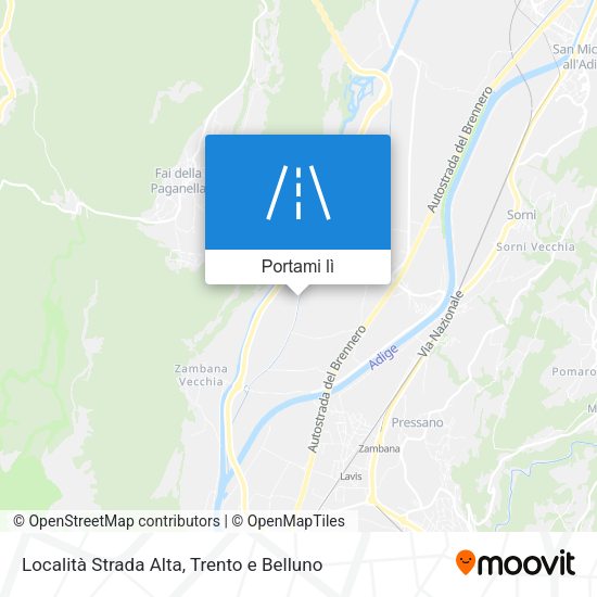 Mappa Località Strada Alta