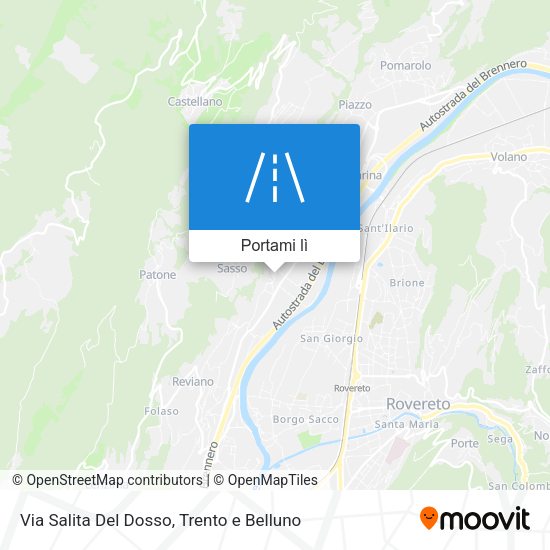 Mappa Via Salita Del Dosso