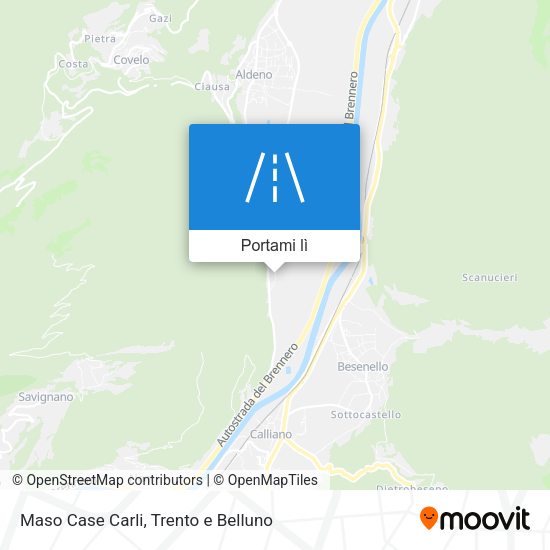 Mappa Maso Case Carli