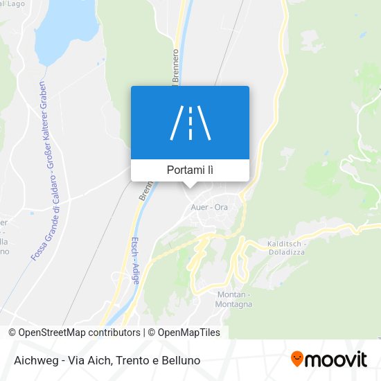 Mappa Aichweg - Via Aich
