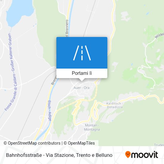 Mappa Bahnhofsstraße - Via Stazione