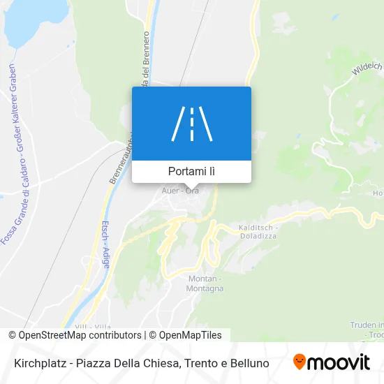 Mappa Kirchplatz - Piazza Della Chiesa