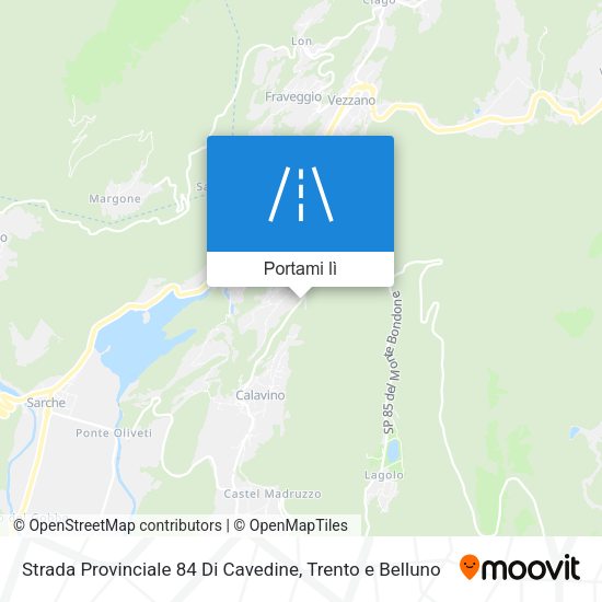 Mappa Strada Provinciale 84 Di Cavedine