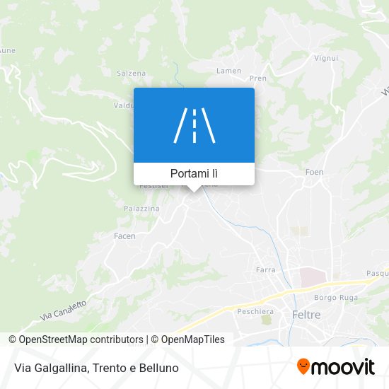 Mappa Via Galgallina