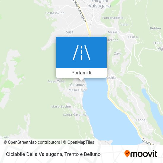 Mappa Ciclabile Della Valsugana