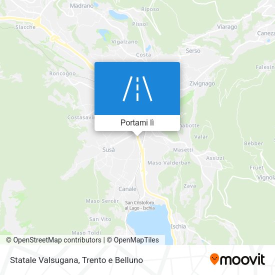 Mappa Statale Valsugana