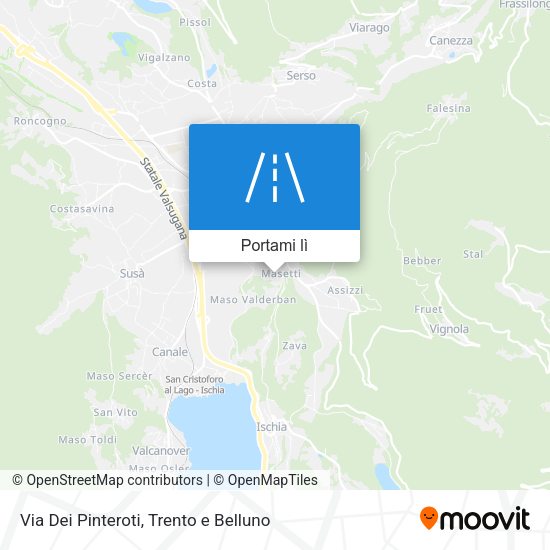 Mappa Via Dei Pinteroti