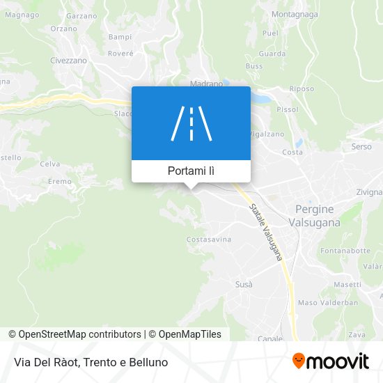 Mappa Via Del Ràot