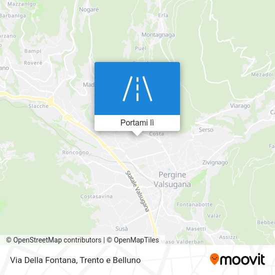 Mappa Via Della Fontana