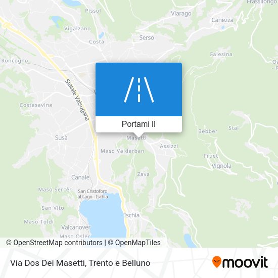 Mappa Via Dos Dei Masetti