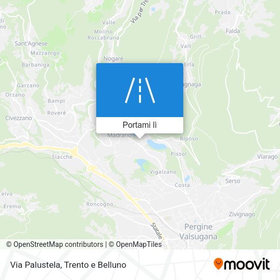 Mappa Via Palustela
