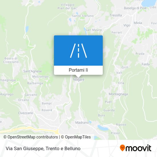 Mappa Via San Giuseppe