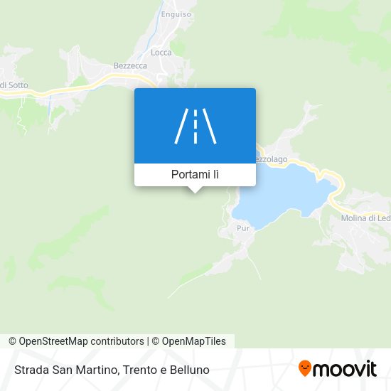 Mappa Strada San Martino