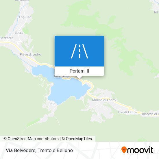 Mappa Via Belvedere