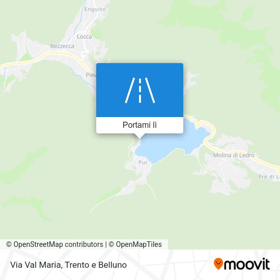 Mappa Via Val Maria