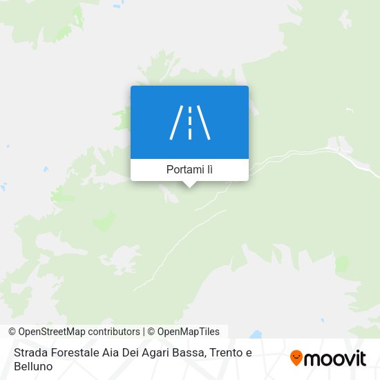 Mappa Strada Forestale Aia Dei Agari Bassa