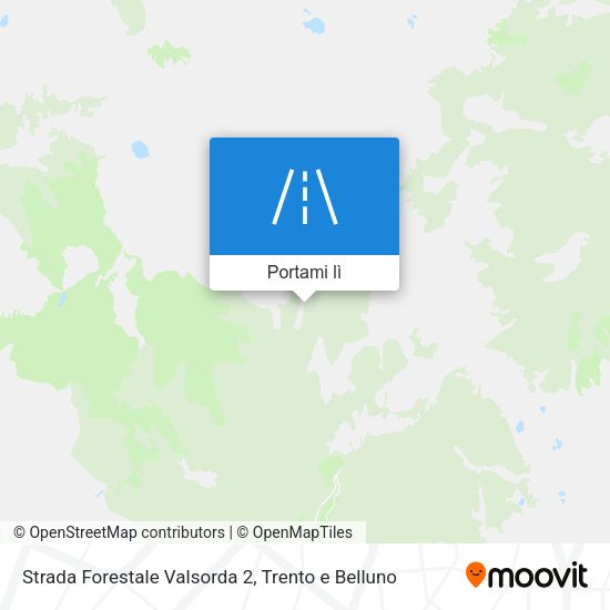Mappa Strada Forestale Valsorda 2