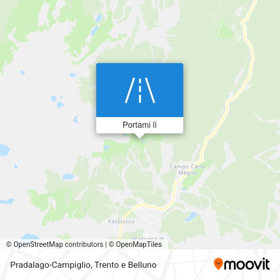 Mappa Pradalago-Campiglio