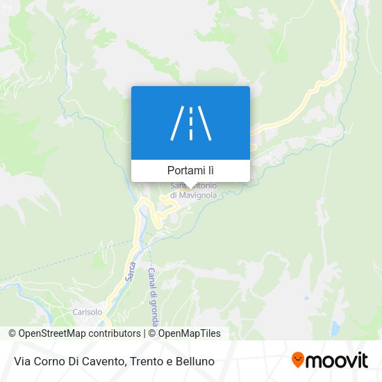 Mappa Via Corno Di Cavento