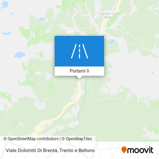 Mappa Viale Dolomiti Di Brenta