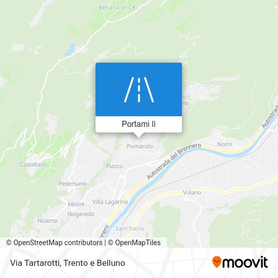 Mappa Via Tartarotti