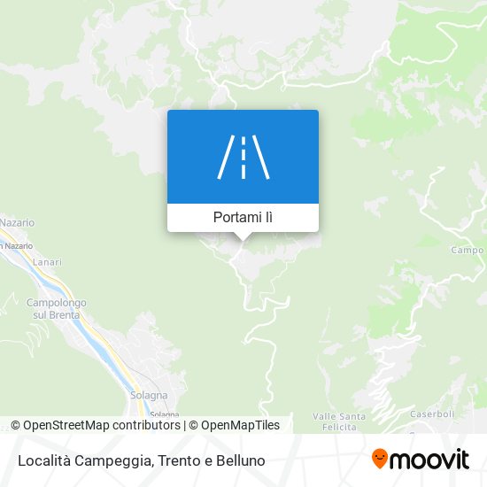 Mappa Località Campeggia